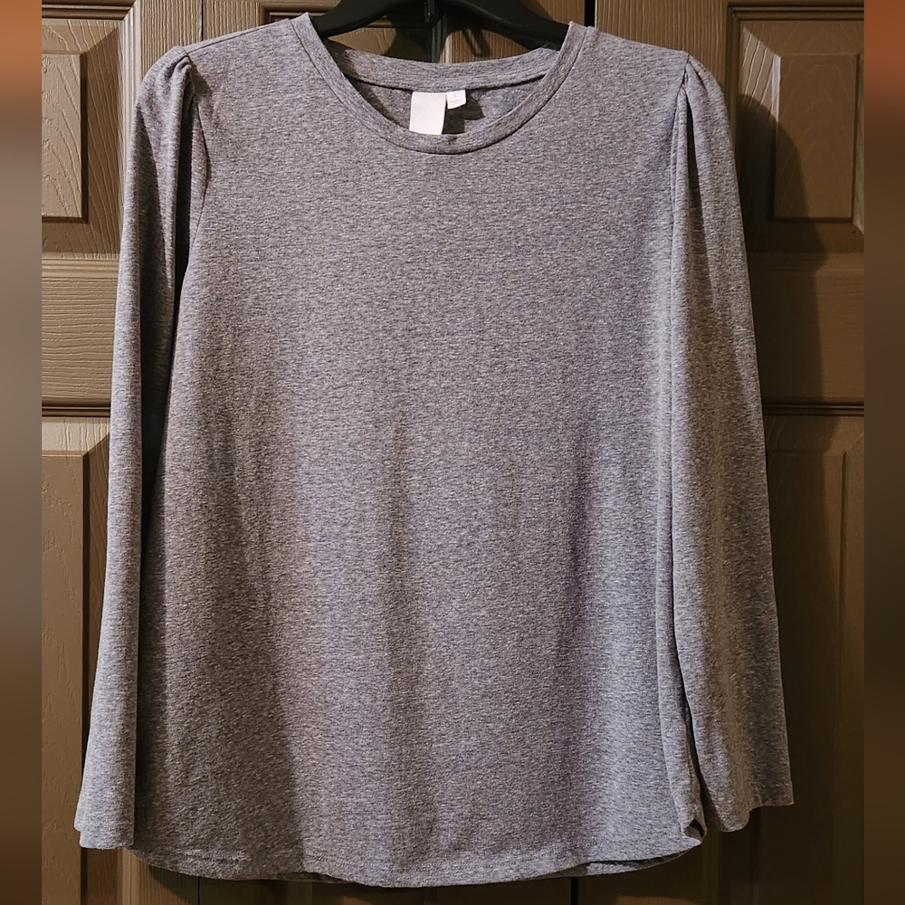 (NWOT) Ady p Womens Large Round Neck Long Sleeve T-shirt